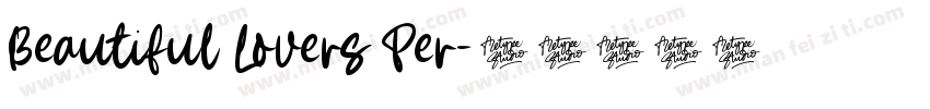 Beautiful Lovers Per字体转换